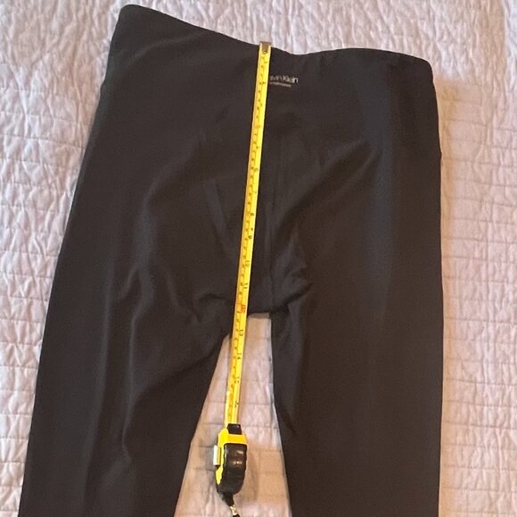 Calvin Klein Performance Stretch Yoga Workout Capris, black, size M - Picture 4 of 8